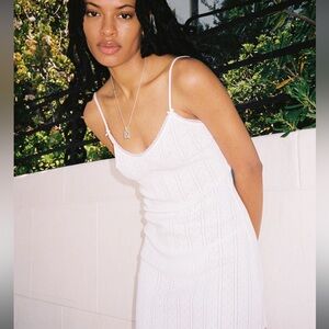 Cou Cou - THE CAMI SLIP White Pointelle
